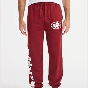 Dr. Pepper Unisex Graphic Jogger Pants By Dr. Pepper NWT